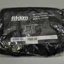 Fitdom Tactical Inspired Large Fanny Pack For Men. Perfect Techwear Accessories EDC Bag For Men. Multi-Functional Waist Pack
