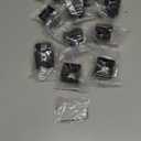 Black Wrought Iron Baluster Shoes Set of 10 - for 1/2" Square Balusters (40 Degree Stair) - No Connectors