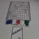 SEQUENCE- Original SEQUENCE Game with Folding Board, Cards and Chips by Jax ( Packaging may Vary ) White, 10.3" x 8.1" x 2.31"