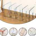 Transparent Acrylic Kids Shoe Rack, Small Shoe Rack,Baby Shoe Organizer, Kids Shoe Organizer with 4 Sections Stackable Shelves for Closet Storage, Space-Saving 4 Pack