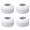 4pcs Bottle Nipple Collars Rings, Compatible with Dr. Brown's Narrow Plastic & Glass Bottles Bottles 4oz & 8oz No Leak or Spills Replacement Bottle Nipple Ring Collars Baby Feeding Accessories