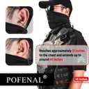 Tubeless Covert 1 Pin 3.5mm Listen Only Earpiece| 31-45IN Adjustable | FBI-Certified | for Motorola/Kenwood | Clear Stealth 22" Cable