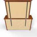 Universal Mirror Support System | Adjustable Mounting Brackets | Attach to Dressers & Other Furniture | Add Safety & Stability to Mirror Dressers | 60"