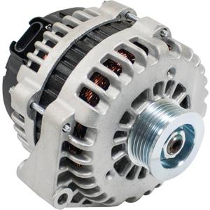 DB Electrical Alternator, 400-12236, Compatible with Buick Rainier 2006, Chevrolet Silverado 1500 4800cc 4.8L V8 2003-2004, Isuzu Ascender 5.3L 2003-2006, 12V 220 Amp, 6-Groove Pulley