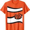 Clown Fish Shirt Adult Kids Clown Fish Costume T-Shirt (Orange, M)