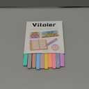 Vitoler 10Pcs Aesthetic Highlighters, Chisel Tip Marker Pens,Assorted Color Candy Highlighters,No Bleed Bible Highlighter,Cute Pastel Highlighter for Journaling Planner Notes School Supplies