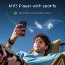 HIFI WALKER G7 Pro Portable Media Player with Android 13, 5.2" Touchscreen Music & Video Player with WiFi Bluetooth, Google Play Apps, Dual Camera, Speaker, 128GB Expandable Storage (Black, 160GB)