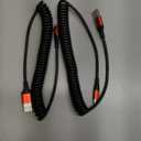 iPhone Charger Cable 6FT for Car, Coiled Lightning Cable [Apple MFi Certified] 2 Pack 6 Feet Lightning Cord Compatible with iPhone14 13/12/11 Pro Max/XS MAX/XR/XS/X/8/7/Plus/6S iPad/iPod  Red