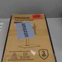 Perlegear Universal Swivel TV Stand Base for 3270 inch TVs, Height Adjustable Table Top TV Stand Mount with Tilt, Tempered Glass Base, Holds up to 88 lbs, Max VESA 400x400mm, PGTVS26