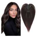 Bangs Hair Clip in Bangs Fringe with Temples Hairpieces for Women Hair Bangs Extension for Daily Wear (Dark Brown)