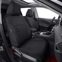 coverdream Corolla Seat Covers Full Set for 2020-2025 2026 Toyota Corolla SE,SE Apex,Nightshade,FX and 2023-2026 XSE Seat Cover,Fully Covered,Breathable Polyester Car Seat Protector (Black)