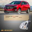 Left Driver Side Fog Lights Signal Assembly Compatible With 2018 2019 2020 2021 Chevy Equinox Bumper Lamp Fog Light Replace#85161291