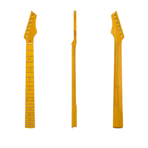Electric Guitar Neck, 22 Frets,9.5" Rosewood Fingerboard with Animal footprints,Half Paddle Headstock Suitable for ST Guitars Parts Replacement (GS62)