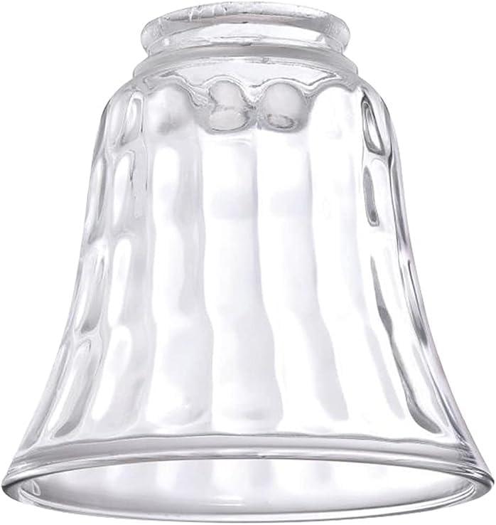 Ceiling Fan Light Covers, Ceiling Fan Globes Replacement Glass, Light Fixture Replacement Glass, Dysmio Lighting Replacement Shade Height: 4.75", Depth: 4.75", Width: 4.9" Fitter Size 2.25"