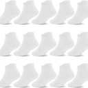 GRPSKCOS Non Slip Toddler Socks 15 Pairs Toddler Grip Anti Skid Low Cut Socks for 1-7 Years Boys Girls