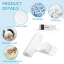 Soft & Comfort ab Sid Slpr Wdg Adjustable Breathable Cushion Supports Front and Back, White