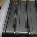 IRIS USA File Box, Plastic File Organizer with Lids for Letter/Legal File, Portable Document Box For Moving, Storage Bin with Durable and Secure Lid, Stackable Nestable BPA-Free, Black 35 Qt. 4 Pack