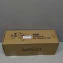 Zakkart Cat Perch for Window Sill with Bolster - Orthopedic Hammock Design with Premium Hardwood & Robust Metal Frame - Cat Window Seat for Large Cats - Natural Color Wood Gray Bed, XLarge 26.4''W