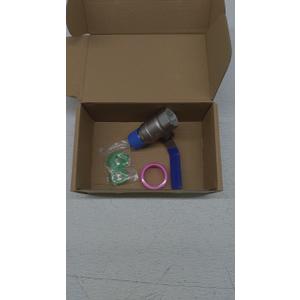 316 Stainless Steel 1/8"~3" Full Port Ball Valve with Blue Vinyl Handle, NPT Female x Female Thread,1000 WOG (3/4")