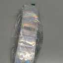 FUNFERY 100 Pack Holographic Bags Clear Window Resealable Bags for Candy Party Favor, Mylar Zipper Bag Stripping Foil Pouch Packaging Bag for Pen,Jewelry,Brushes Small Business Supplies (2.7x9in)