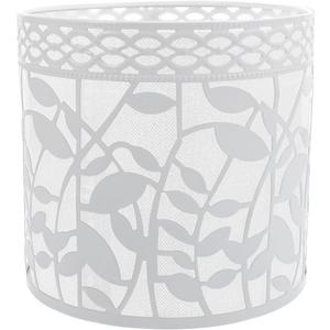 Lurrose Vintage Decor Black Decor 1pcs Metal Lampshade Leaf Pattern Lamp Shade Iron Art Lampshade Hollow Lamp Cover for Home Table Wall Lamp, White Vintage Decor Table Decor