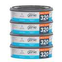 Diaper Genie Essentials Round Refill Pack of 4 | Holds Up to 1280 Newborn Diapers | Features Unscented Continuous Film | Compatible with Diaper Genie Complete and Expressions Pails (320 Count (Pack of 4))