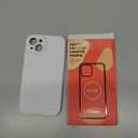 Vooii Compatible with iPhone 13 Case, Liquid Silicone Upgrade [Camera Protection] [Soft Anti-Scratch Microfiber Lining] Shockproof Phone Case for iPhone 13 6.1 inch - White