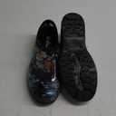 Sloggers Original Waterproof Rain and Garden Shoe for Women Outdoor Slip-On Garden Clog - Made in The USA with Premium Comfort Insole and Arch Support - Blue Floral Fun Print, Size 10