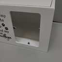 CHONIC Pet Urns for Dogs Ashes, Dog Urns with Photo Frame, Cat Ashes Keepsake Box, Loss of Dog Sympathy Urn, Pet Memorial Gifts, Pet Bereavement Gift, Dog Pass Away Remembrance Gift (White)