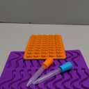 Gummy Bear & Worm Silicone Candy Molds (4pk) BPA-Free Nonstick Trays w 2 Droppers for Chocolate, Ice Cubes & More-Make up to 140 Candies for Holiday Parties-Fun Winter Activity, Gift, Stocking Stuffer