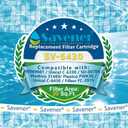 Savener® C-6430 Hot Tub Spa Filter Cartridge, Compatible with Watkins 31489, PWK30, FC-3915, P/N0969601, 71825, 73178, 73250, CX880XRE, C4000, C4020, C4025, C4030, C880E, 30 Sq. Ft, 2 Pack