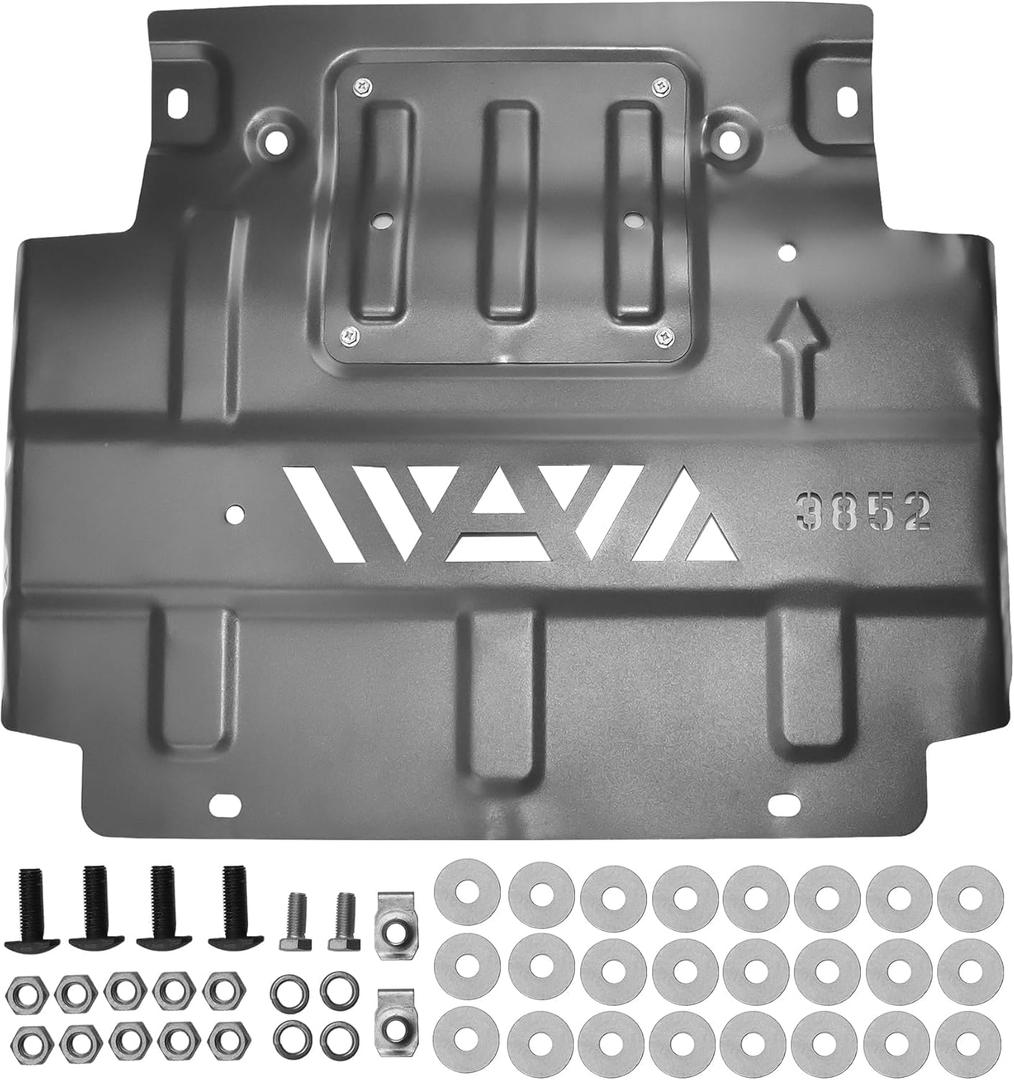 FL3Z-5D032-D Engine Splash Guard Shield Grill Compatible with Ford F-150 2.7L 3.3L 3.5L 5.0L 2015-2022 Replace# FL3Z-5D032-E FL3Z-5D032-A Lower Front Splash Shield Please Check The Model