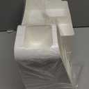 HBlife Makeup Organizer with Brush Holder for Vanity, Large Plastic Bathroom Countertop Organizer Skin Care Storage, Easy to Store Lipsticks, Nail Polishes, Perfumes, Eyeshadow Palettes, All White