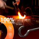 Plant Hanger Outdoor(6 Inch/2 Pack) Heavy Duty Hanging Plant Bracket for Hanging Plants Outside, Plant Wall Hooks for Bird Feeders, Wind Chimes, Flower Baskets