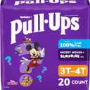 Pull-Ups Boys' Potty Training Pants, Size 3T-4T Training Underwear (32-40 lbs), 20 Count