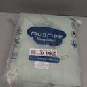 MooMee Bedding Duvet Cover Set 100% Washed Cotton Linen Like Textured Breathable Durable Soft Comfy (Heathered Seaglass Green, King 104"x90")