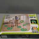 Light Up Golf Play Set - Upgraded Kids Toy Golf Putting Game Set with 6 LED Targets, 2 Clubs, 6 Balls (2 Glow), Night Golf Toys Gifts for Kids Golfers Family Indoor Outdoor Beach Lawn Park (Green)