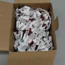 1 Pcs 9' 300 Bulb Christmas Garland String Lights, Incandescent Christmas Connectable Garland Indoor Outdoor Lights for Patio Banisters Columns Xmas Tree Decor (Red/Green Lamps, Green Wire)