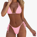 Women's 2 Piece Swimsuit Halter String Bikini Adjustable Bathing Suit Size M