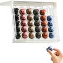 K Cup Holder Coffee Pod Holder Drawer-style Storage White 30 Pods Capacity