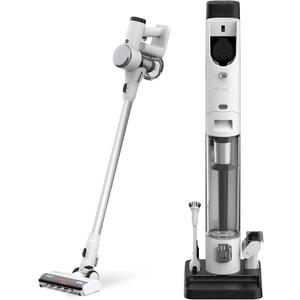 Tineco Pure ONE Station Cordless Vacuum Cleaner with 3L Auto Dust Base, Smart Stick Vacuum Cleaner Powerful Suction & Lightweight, ZeroTangle Brush for Hard Floor, Carpet & Pet Hair, White