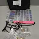 Hotfix Rhinestones Applicator Bedazzler Hot Fix Applicator Tool Kit with Crystals Gems 8600Pcs for Bedazzling Clothes Clothing Fabric Bedazzle, Heat Bedazzled Diamond Pen Setter Iron on Wand with Tips