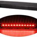 High Mount LED Third 3rd Brake Light, Rear Roof Center Mount Stop Tail Lamp for Ford Mustang 1999-2004, Smoke Lens