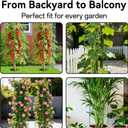 Halatool 72 Inch Tall Tomato Cages Heavy Duty, 4 Pack Metal Adjustable Plant Support Stakes for Pots, Large Trellis for Garden Climbing Vegetables Cucumbers Flowers Fruits