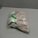 calary 50pcs Double Canvas Drawstring Bag Cotton Pouch Gift Sachet and Muslin and Reusable Tea Bag