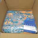 10x13 Modern Abstract Faux Wool Accent Rug for Living Room Low Pile Ultra Soft Stain Resistant Non Slip Non Shedding Throw Rug for Bedroom Home Decor, Multi Color