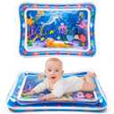 Tummy Time Water MatInflatable Tummy Time Water Play Mat for Babies, Infants and Toddlers 3 to 12 Months Promote Development Toys Baby Gifts (Blue)
