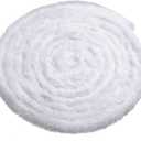 Christmas Faux Fur Ribbon Trim Winter Xmas Tree Winding Garland Artificial Furry Stripe Accessory Holiday Faux Fur Fabric Roll Garland for Xmas Party Sewing Costume Trimming (White, 2 Inch x 40 Ft)