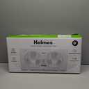 Holmes Twin Blade Window Fan 9 " Fits Most Double-Hung And Slider Windows 2 Speeds Holmes Reversible Airflow Manual 100 Extender Panels Included