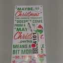 Christmas Decor Sign, Christmas Hanging Wooden Signs, Winter Decorative Wall Signs, Rustic Winter Wood Door Sign, Farmhouse Outdoor Wood Xmas Decor, Xmas Wall Art 6x12 Inches